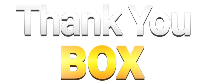 Thank you box